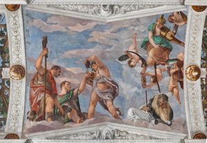 Bacchus lærte hyrderne at bruge druer af Veronese