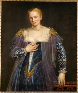 Portræt af en kvinde, kaldet "La bella Nani" ...