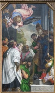 Indvielsen af Sankt Nikolaus af (1528-88) Veronese