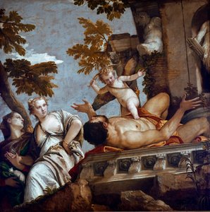 De fire allegorier: vildfarelse eller bedrag. Maleri af Paolo Caliari kaldet Paolo Veronese (1528-1588), ca. 1565. Mål: 185x193cm. London, National Gallery af Veronese