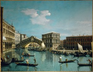 Rialtobroen, Venedig ... af (1697 1768) Canaletto