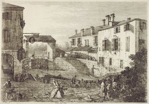 Dolo-porten (ætsning) af Canaletto