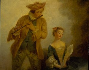 Tre døtre af komponisten Joseph-Nicolas-Pancrace Royer (ca 1705-1755) fremfører musik af ballet Zaide
