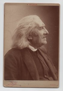 Franz Liszt (1811-1886) (1886, fotografi)