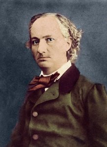 Portræt af Charles Baudelaire (Paris af Nadar