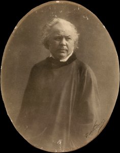 Portræt af maleren Honorè Daumier (s/h foto) af Nadar