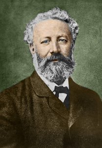 portræt af Jules Verne (1828-1905), fransk forfatter, af Nadar.