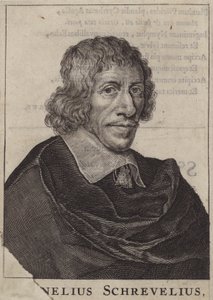 Cornelis Shrevel, hollandsk læge og lærd (gravering)