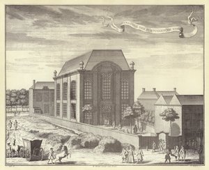 Den portugisiske synagoge, Amsterdam (gravering)