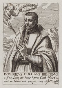 Dominic Collins, irsk jesuit og katolsk martyr (gravering) af (after) English School