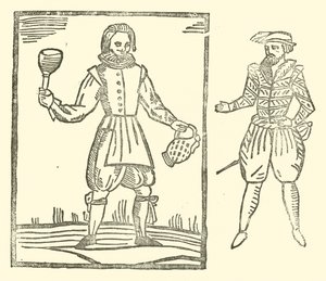 Illustration til The Roxburghe Ballads (træsnit) af (after) English School