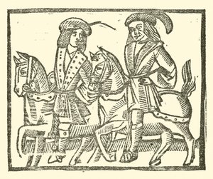Illustration til The Roxburghe Ballads (træsnit) af (after) English School