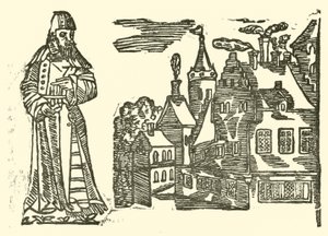Illustration til The Roxburghe Ballads (træsnit) af (after) English School