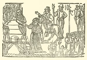 Illustration til The Roxburghe Ballads (træsnit) af (after) English School