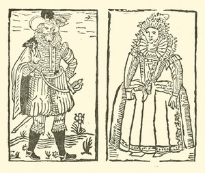 Illustration til The Roxburghe Ballads (træsnit) af (after) English School