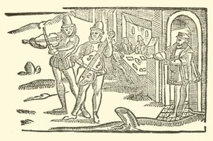 Illustration til The Roxburghe Ballads (træsnit) af (after) English School