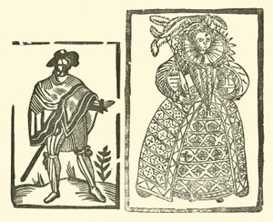 Illustration til The Roxburghe Ballads (træsnit) af (after) English School
