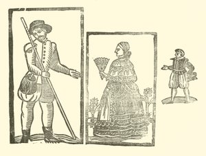 Illustration til The Roxburghe Ballads (træsnit) af (after) English School