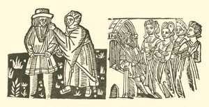 Illustration til The Roxburghe Ballads (træsnit) af (after) English School