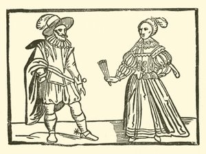 Illustration til The Roxburghe Ballads (træsnit) af (after) English School