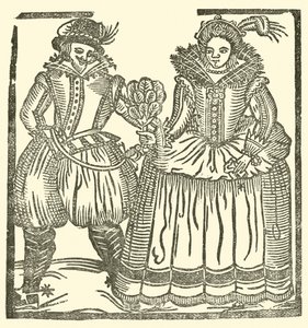 Illustration til The Roxburghe Ballads (træsnit) af (after) English School