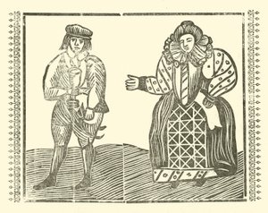 Illustration til The Roxburghe Ballads (træsnit) af (after) English School