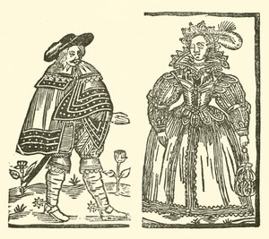 Illustration til The Roxburghe Ballads (træsnit) af (after) English School