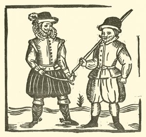 Illustration til Roxburghe Ballads (træsnit) af (after) English School