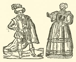 Illustration til The Roxburghe Ballads (træsnit) af (after) English School