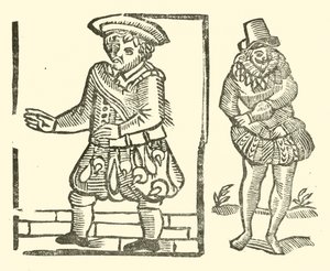 Illustration til The Roxburghe Ballads (træsnit) af (after) English School