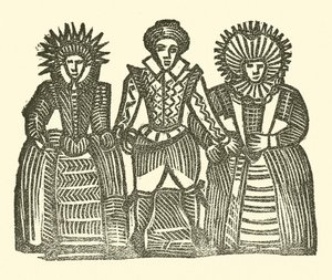 Illustration til The Roxburghe Ballads (træsnit) af (after) English School