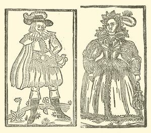 Illustration til The Roxburghe Ballads (træsnit) af (after) English School