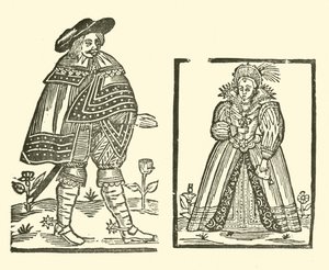 Illustration til The Roxburghe Ballads (træsnit) af (after) English School
