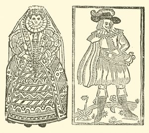 Illustration til The Roxburghe Ballads (træsnit) af (after) English School