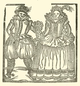 Illustration til The Roxburghe Ballads (træsnit) af (after) English School