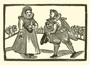 Illustration til The Roxburghe Ballads (træsnit) af (after) English School