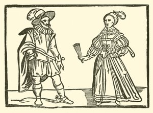 Illustration til The Roxburghe Ballads (træsnit) af (after) English School