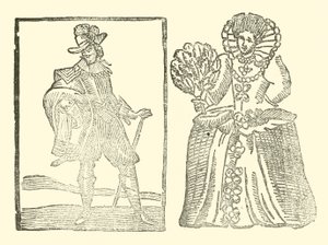 Illustration til The Roxburghe Ballads (træsnit) af (after) English School