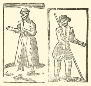 Illustration til The Roxburghe Ballads (træsnit) af (after) English School