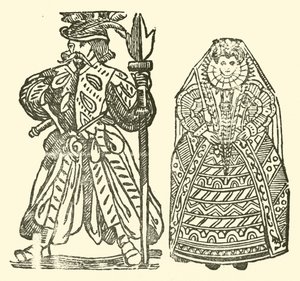 Illustration til The Roxburghe Ballads (træsnit) af (after) English School