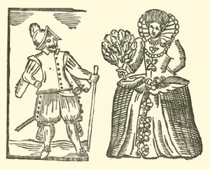 Illustration til The Roxburghe Ballads (træsnit) af (after) English School