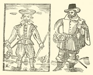 Illustration til The Roxburghe Ballads (træsnit) af (after) English School