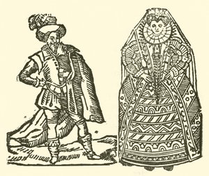 Illustration til The Roxburghe Ballads (træsnit) af (after) English School