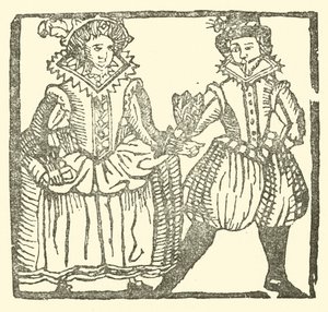 Illustration til The Roxburghe Ballads (træsnit) af (after) English School