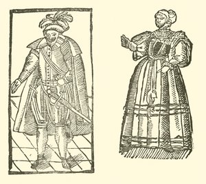 Illustration til The Roxburghe Ballads (træsnit) af (after) English School