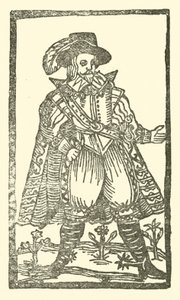 Illustration til The Roxburghe Ballads (træsnit) af (after) English School