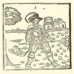 Illustration til The Roxburghe Ballads (træsnit) af (after) English School