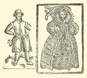 Illustration til The Roxburghe Ballads (træsnit) af (after) English School