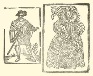 Illustration til The Roxburghe Ballads (træsnit) af (after) English School