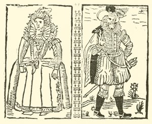 Illustration til The Roxburghe Ballads (træsnit) af (after) English School